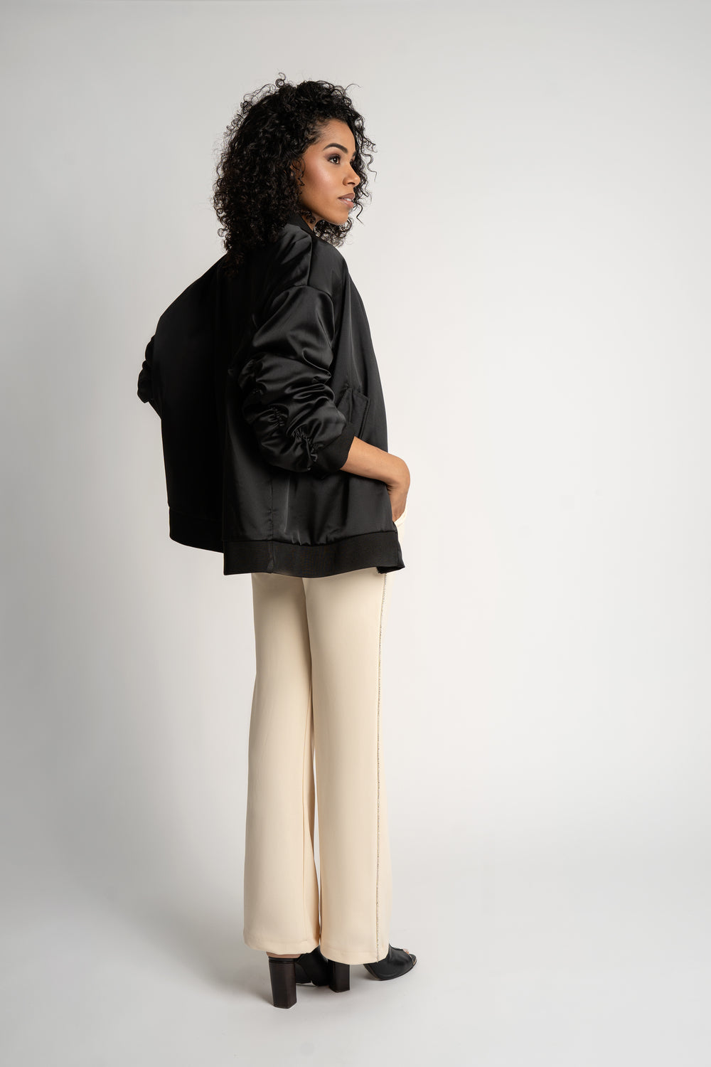 Blouson Bomber Satin