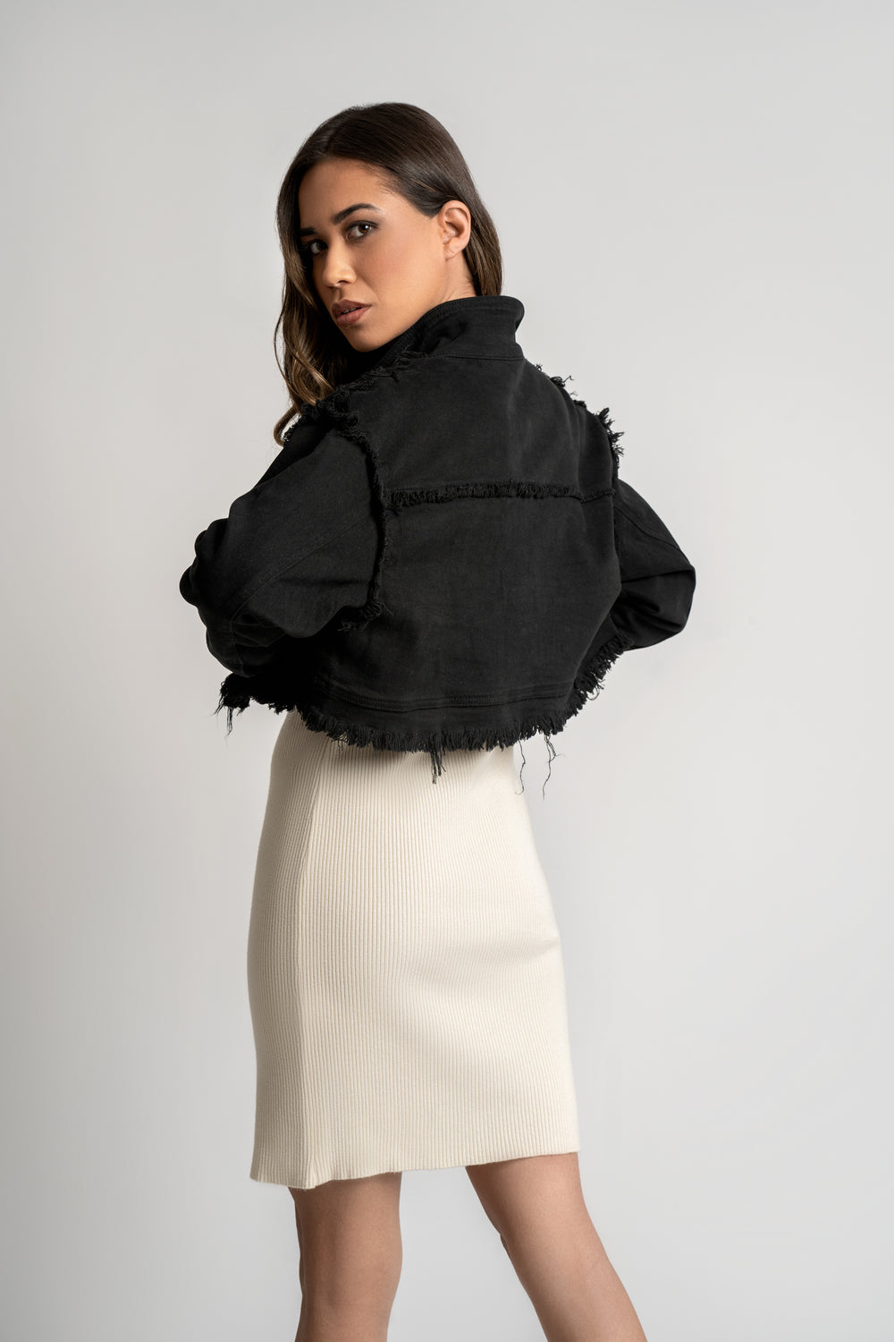 Veste en Jeans Courte