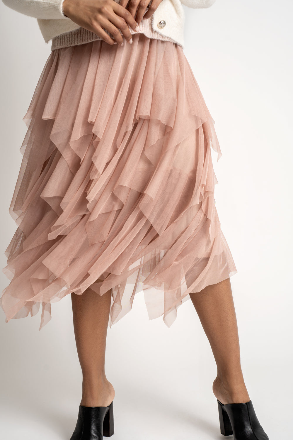 Jupe tulle best sale rose pale