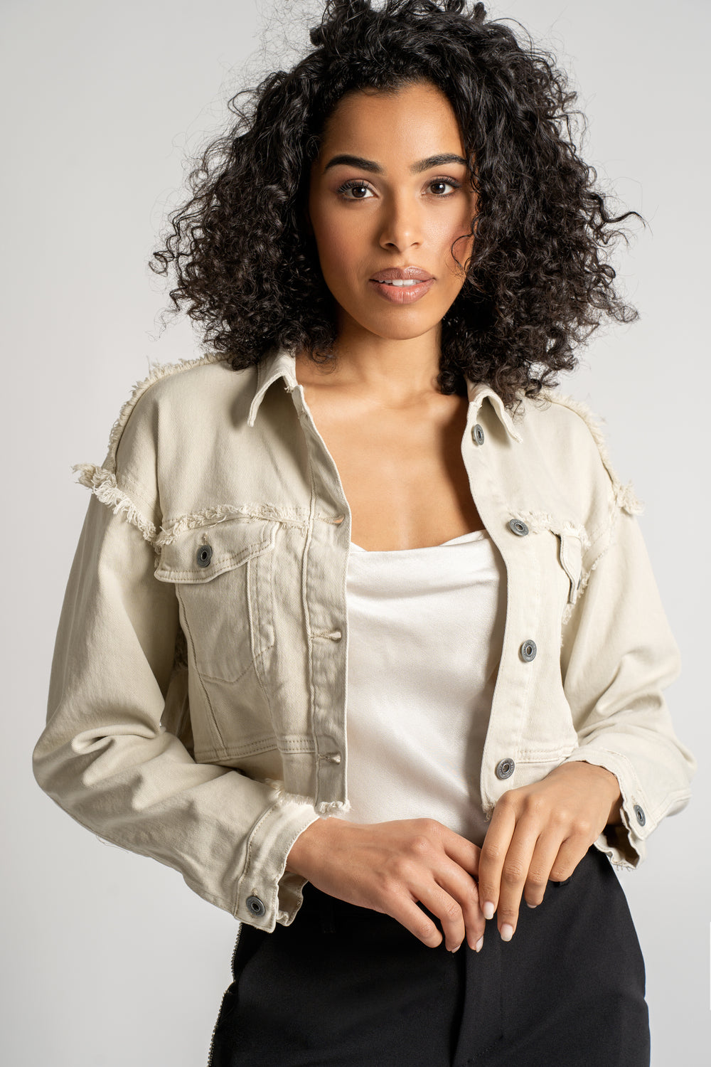 Veste en Jeans Courte