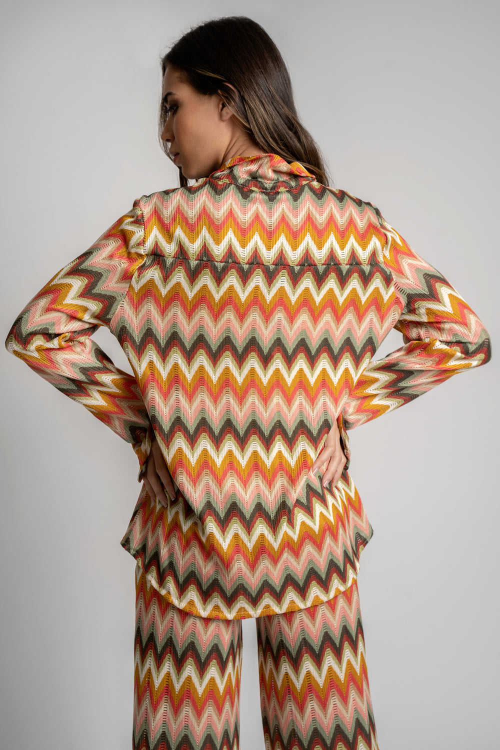 Chemisier Tricot Multicolore