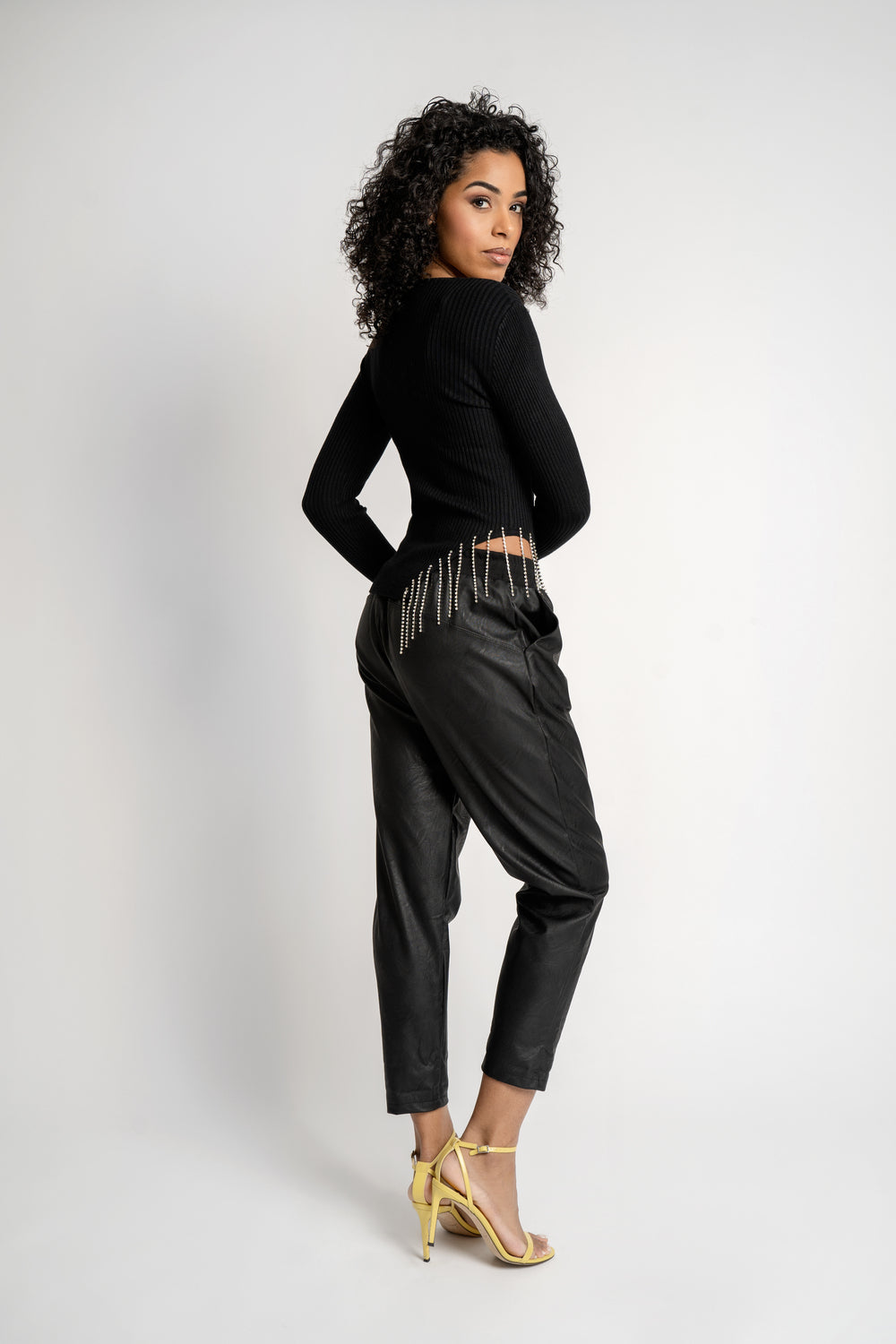 Pantalon Simili Cuir