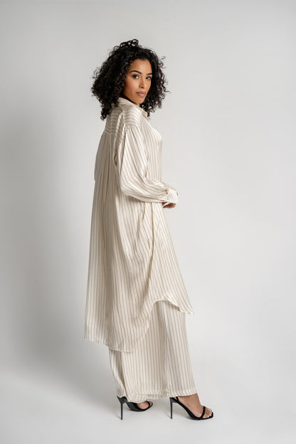 Robe Longue Rayée